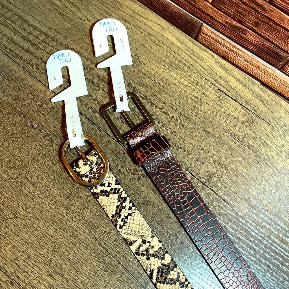 2 Belt Set NEW